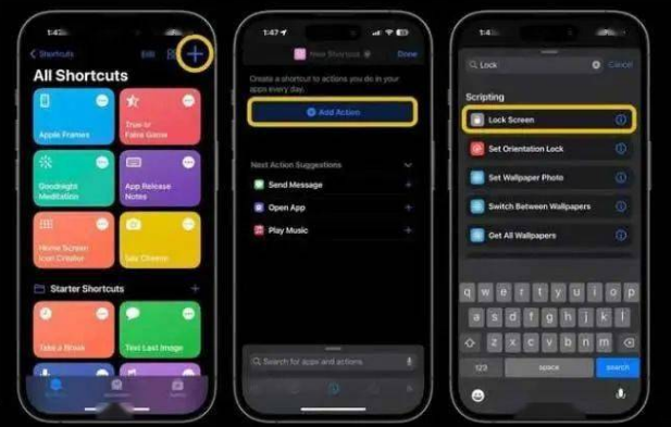 余庆苹果14锁屏维修店分享iPhone14升级iOS16.4后如何创建锁屏快捷方式 